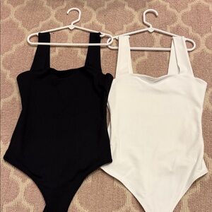 Abercrombie & Fitch Black and White Bodysuits